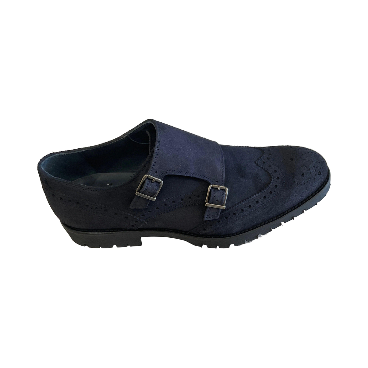 PETER HUNT NAVY DOUBLE MONK STRAP OXFORD (PH33)