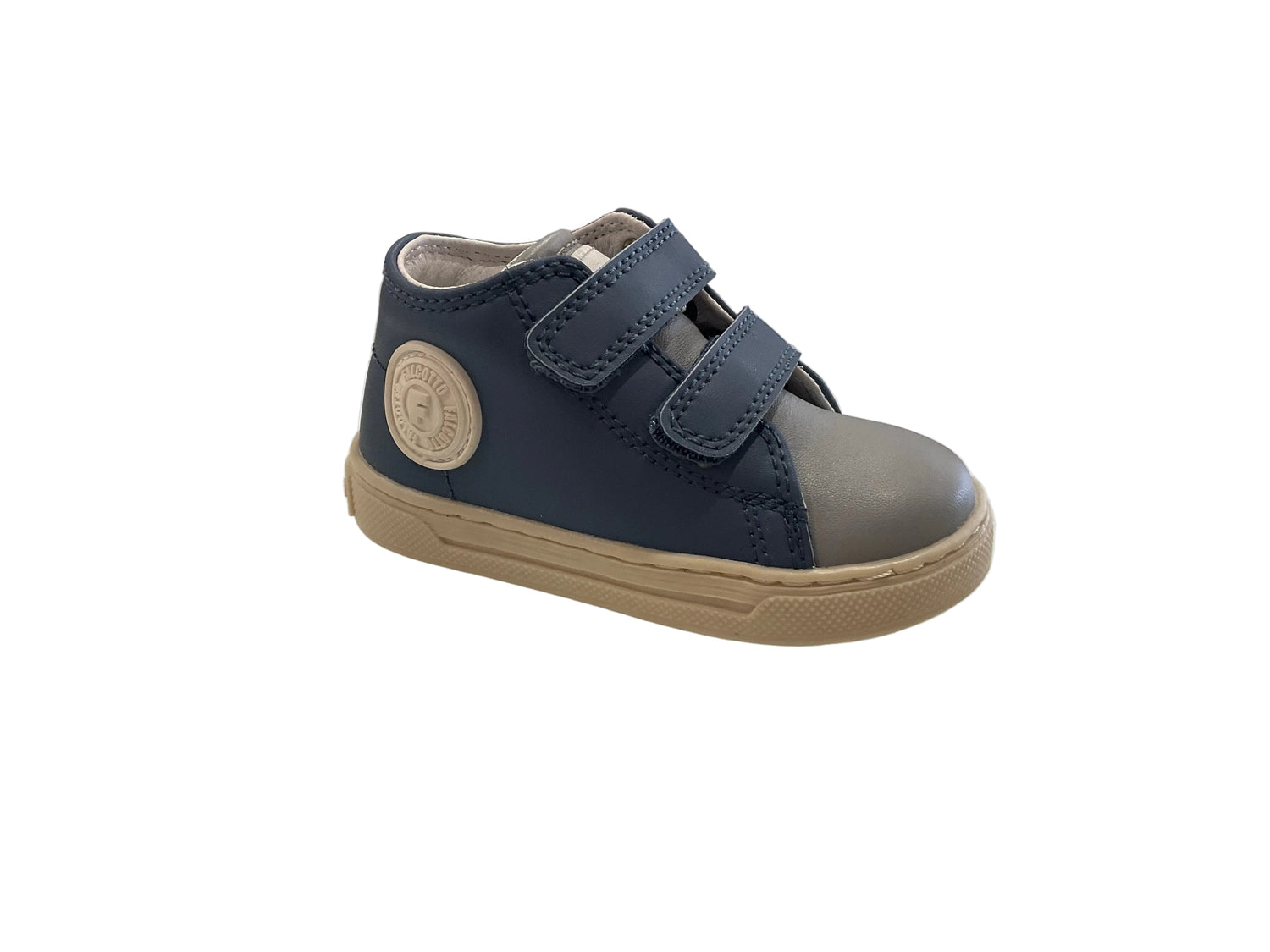 FALCOTTO NAVY/GREY VELCRO SNEAKER (FL40)