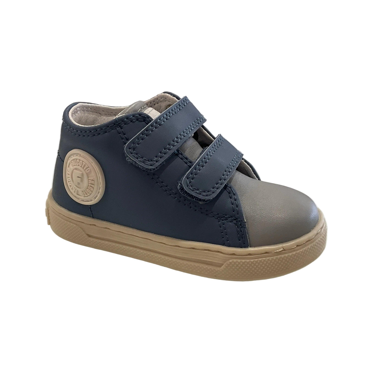 FALCOTTO NAVY/GREY VELCRO SNEAKER (FL40)