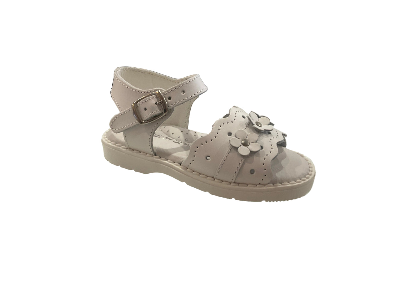 ALLADIN WHITE FLOWER SANDAL (AL7)