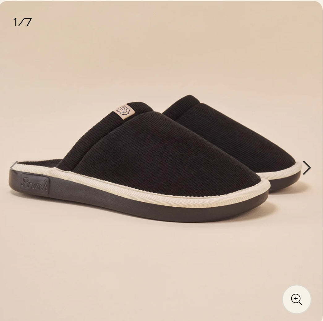 Brunch black corduroy