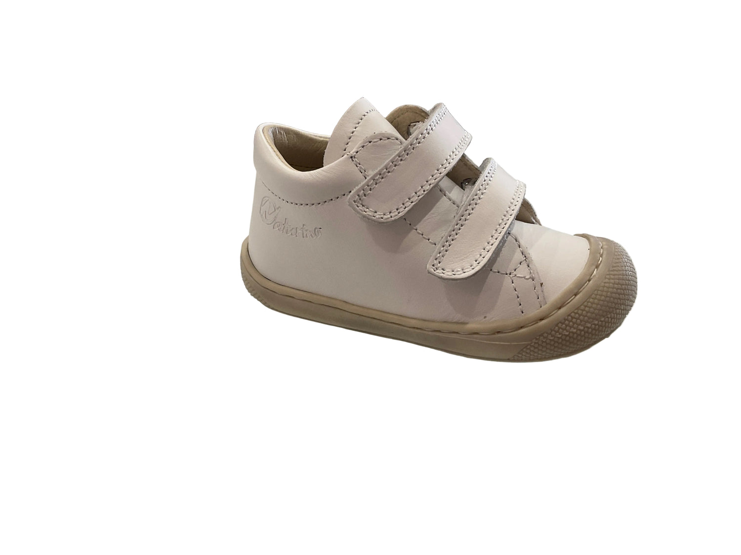 NATURINO OFF WHITE DOUBLE VELCRO SNEAKER (NTO15)
