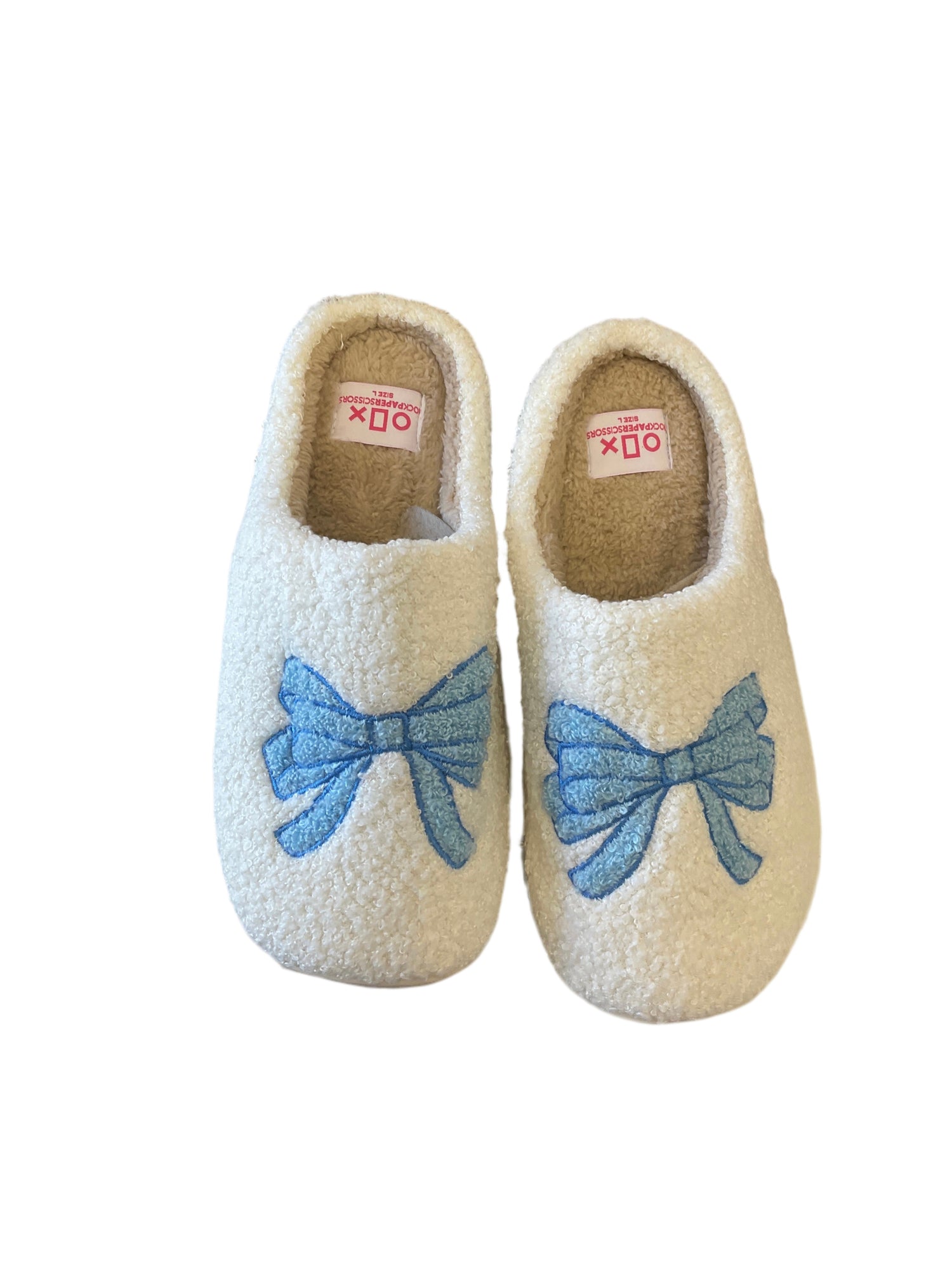 Bow house slippers
