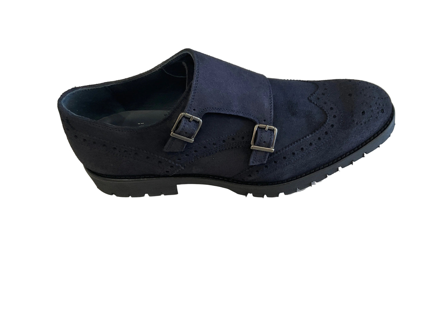 PETER HUNT NAVY DOUBLE MONK STRAP OXFORD (PH33)