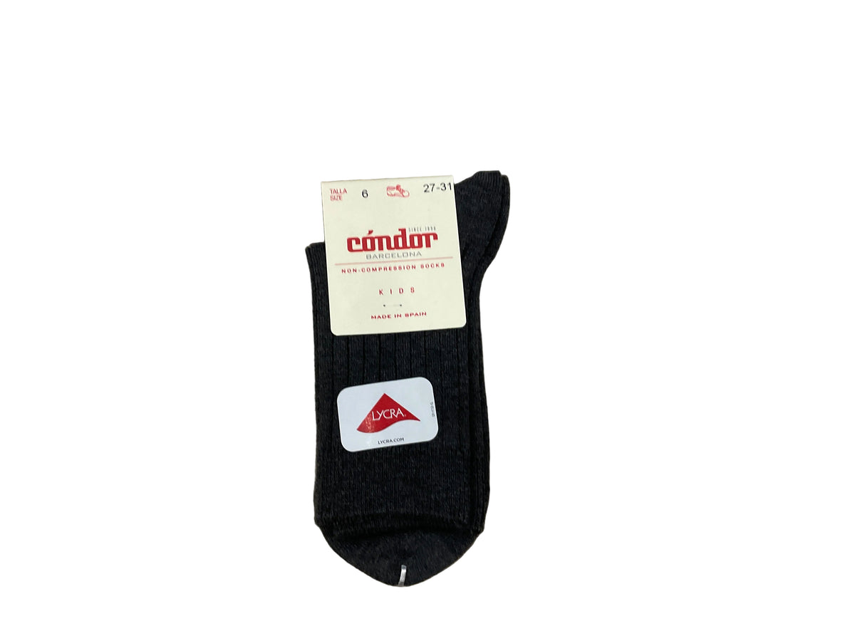 Boys condor dark grey linet socks
