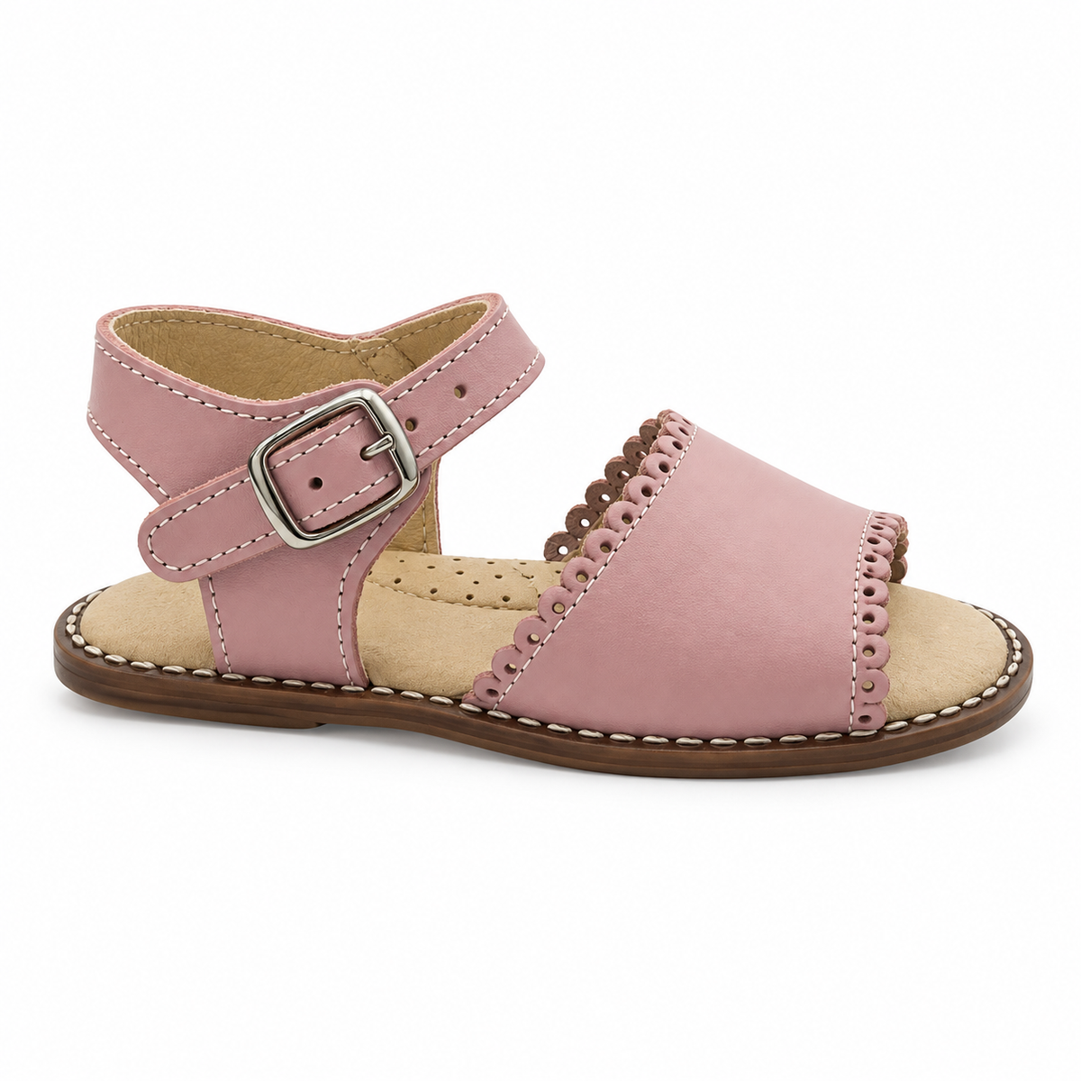 ALLADIN PINK SCALLOPED SANDAL (AL9)