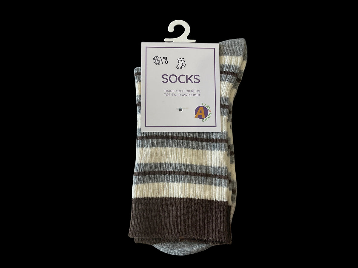 STRIPPED WOMAN SOCKS