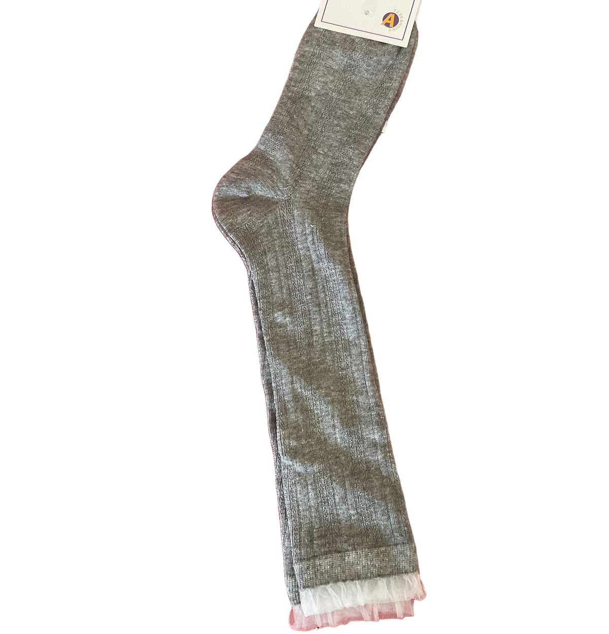 GREY KNEE HIGH SOCK