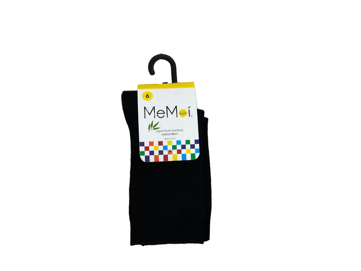 Memoi boys black socks