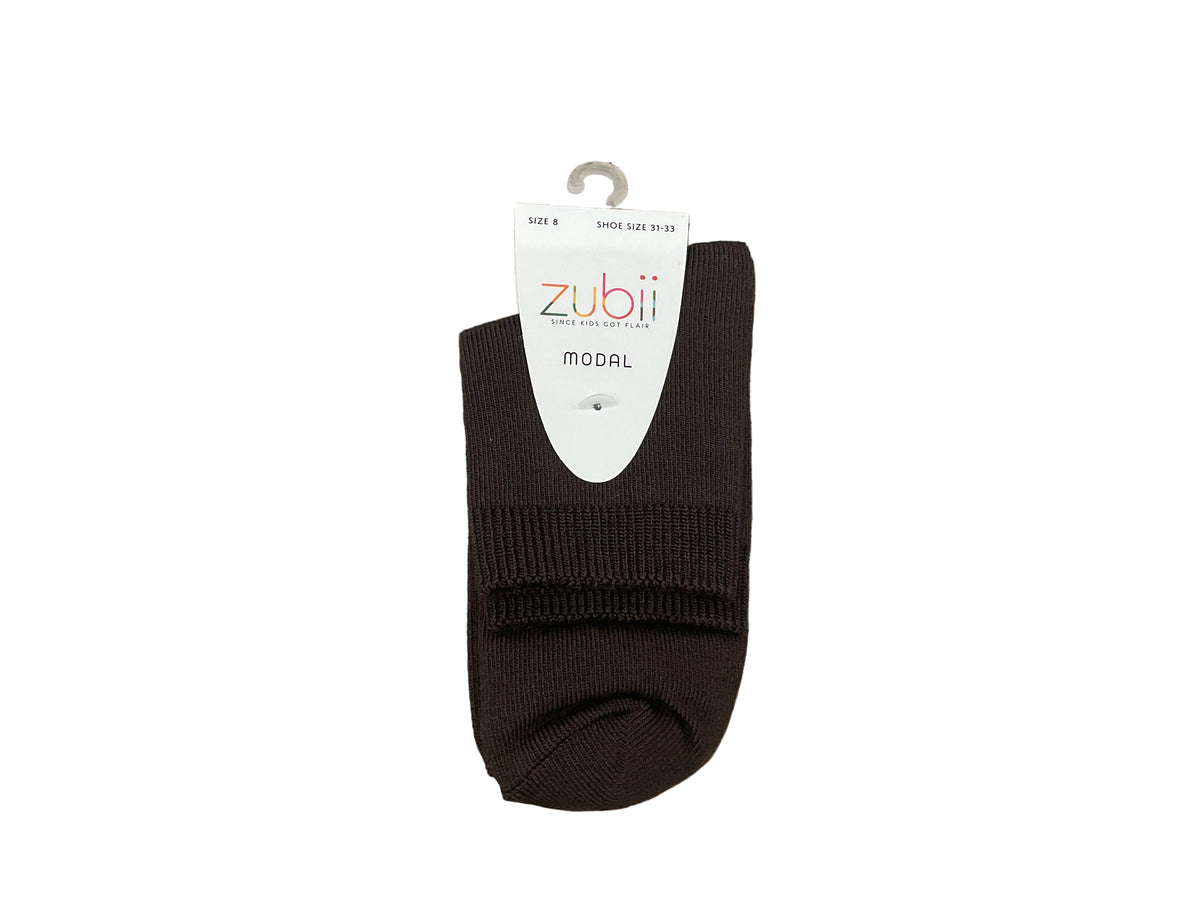 Boys dark brown Zubii socks