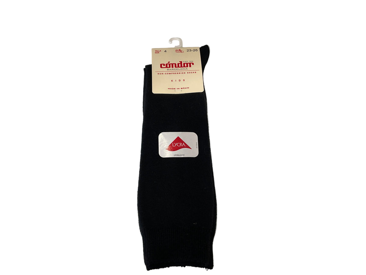Boys black knee high condor socks