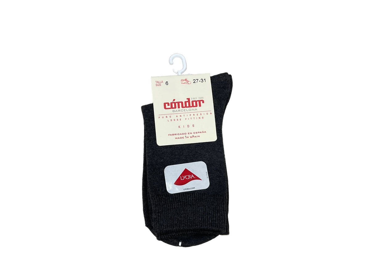 Condor boys dark grey socks